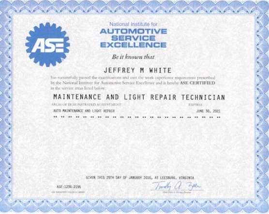 ASE, General Repair, Auto Repair, Oil Change, Brake Repair, Transmission Repair, Tire Repair, Wheel Alignment, Hybrid Repair